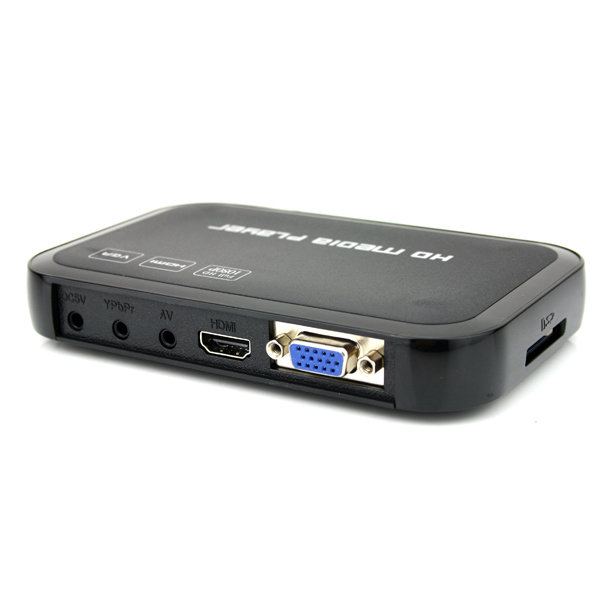 دستگاه پخش کننده فلش مموری و هارد اکسترنال و مموری SD CARD بر روی پورت HDMI , VGA , RGB
